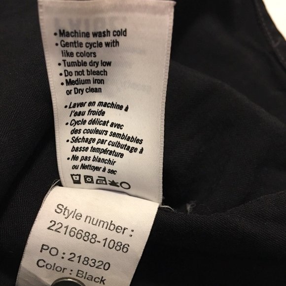 Paige Black Vest Top Buttoned Shirt Sleeveless XS - Picture 7 of 8